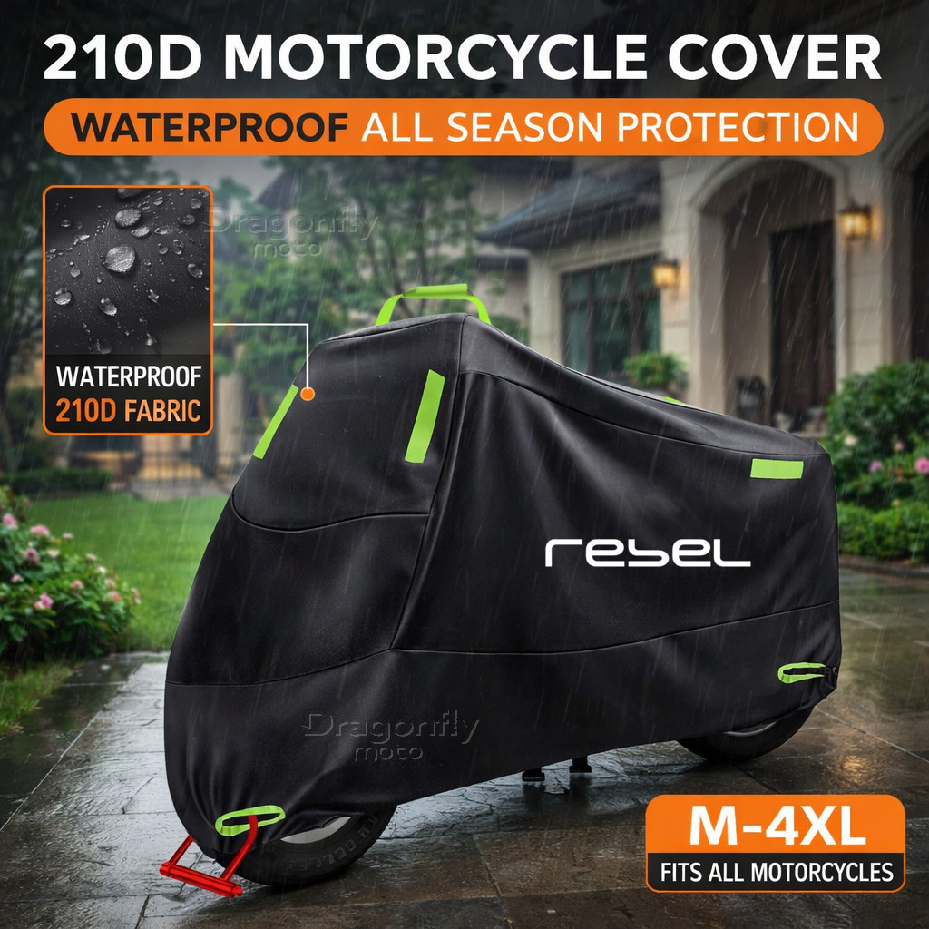 For Honda Rebel 300 Rebel 500 CMX Rebel300 Rebel500 Motorcycle Cover Waterproof Outdoor Scooter UV