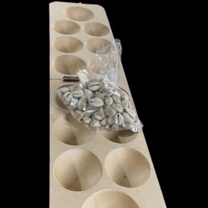 Papan Congklak Lipat Polos +100Kerang #Gratisongkir