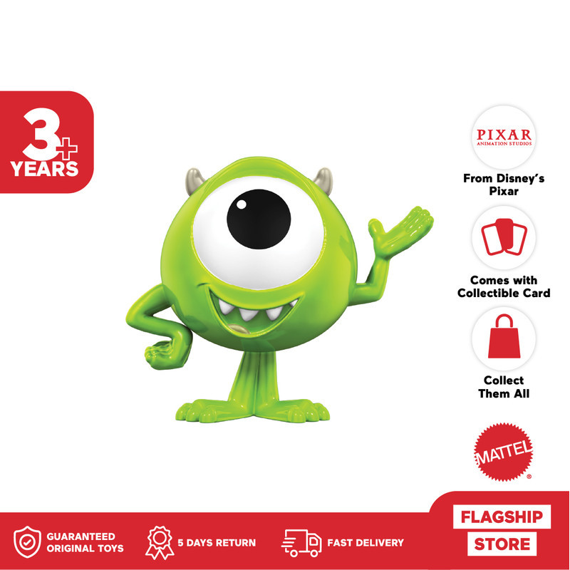 Pixar Minis Monster Inc Mike - Mainan Action Figure
