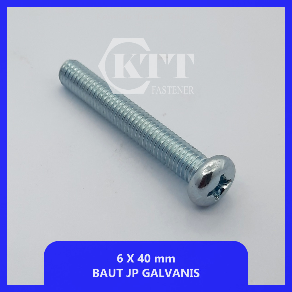 Baut / Sekrup JP 6 X 40mm Baut JP 6x40