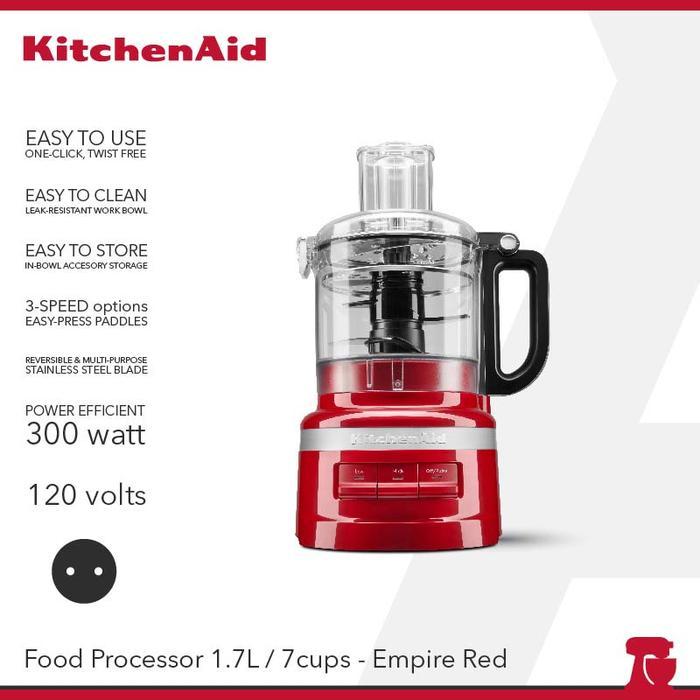 KITCHENAID FOOD PROCESSOR 1,7L EMPIRE RED- 5KFP0719EER