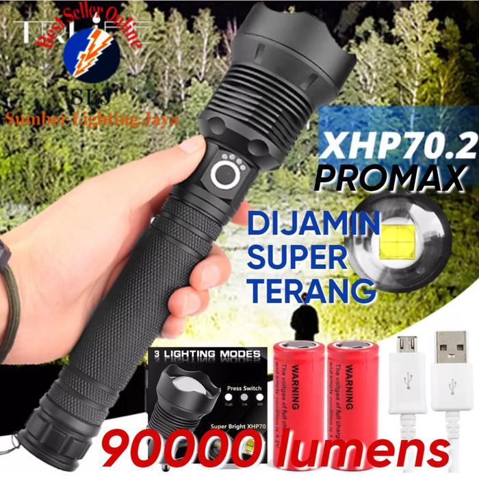 SENTER SWAT LED 500W SUPER TERANG / SENTER CAS USB / SENTER SWAT RECHARGEABLE Kotak Baterai