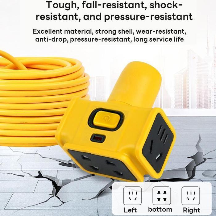 TOOL HOUSE KABEL LISTRIK GULUNGAN ROLL 30/20/10/5/3 METER SAMBUNGAN LISTRIK KABEL ROLL KONTRA ARDE