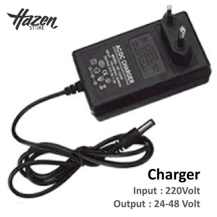 CHARGER UNTUK MESIN POTONG RUMPUT BATERAI 24-48VOLT BY HAZENSTORE
