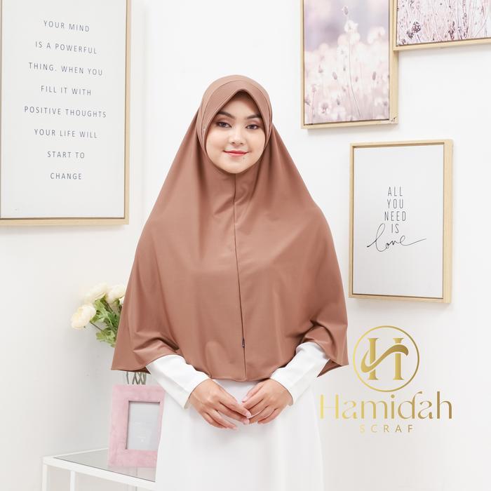 Hamidah - Hijab Bergo Hamidah Size Xl Matt Jersey