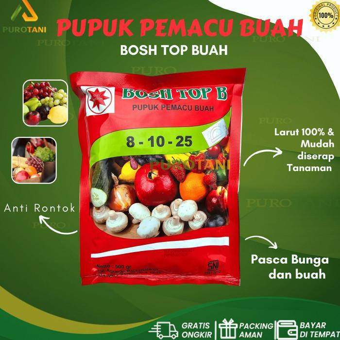 Bosh Top B Pupuk Pemacu Buah 500gr B 8-10-25 - Tanaman