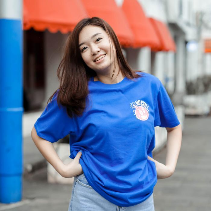 KAOS DISTRO NO CHILL BLUE NEW STATES APPAREL 7200 PREMIUM COTTON