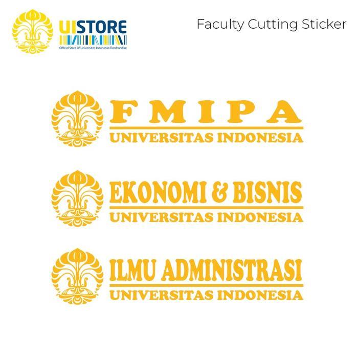 UI STORE Cutting Sticker Fakultas UI Official Merchandise Of Universitas Indonesia