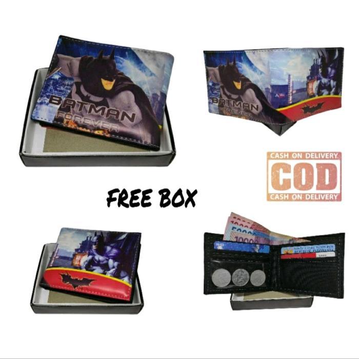(Free Box) Dompet anak Karakter Marvel Dompet anak anak dompet Pria Kartu