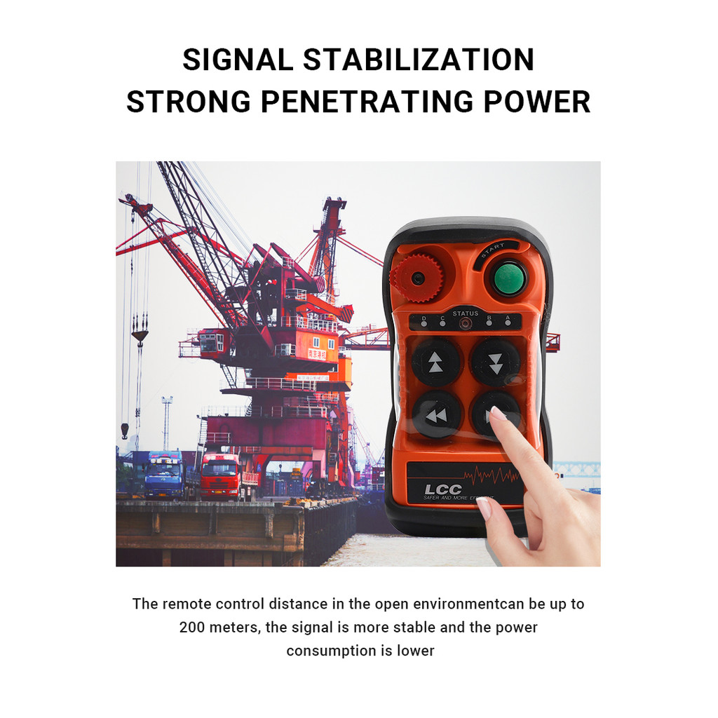 " Q400 Lcc Industrial Remote Control Crane Electric Hoist Remote "