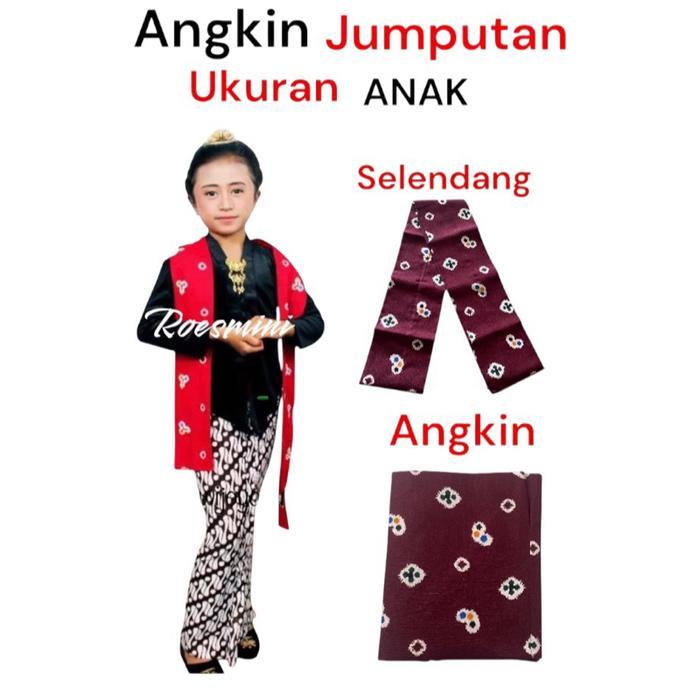 ANGKIN/KEMBEN JUMPUTAN ANAK selendang jumputan UKURAN ANAK