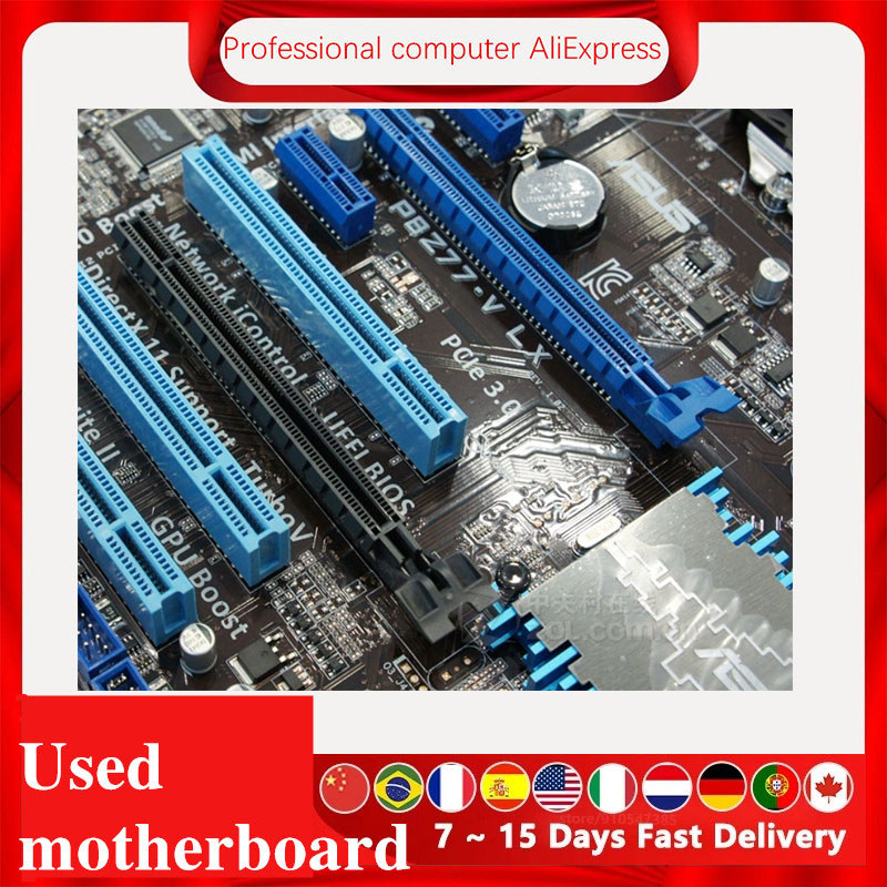 . Z77A For Asus P8Z77-V Lx Computer Motherboard Lga 1155 Ddr3 For Intel -