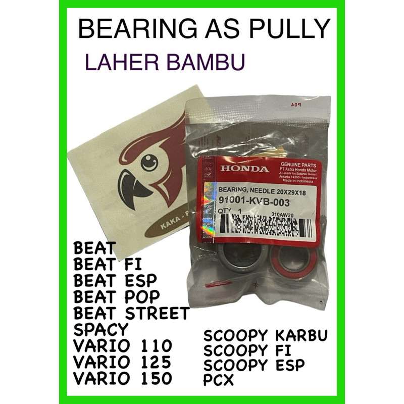 HYPER LAHER PULLY BAMBU VARIO BEAT BEAT FI SCOOPY SCOOPY FI BEAT ESP BEARING PULLY BAMBU VARIO BEAT