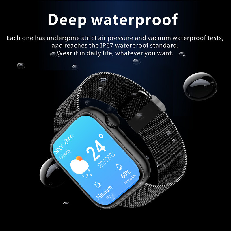 LIGE New Women Smart Watch 1.85 Full Touch Bluetooth Call Smart Wristwatch Body Temperature Watch
