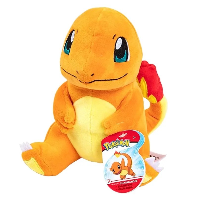 Pokemon Plushies Stuffed Animals & Plush Toys & Hobbies Starter 3 Pack Charmander, Squirtle &