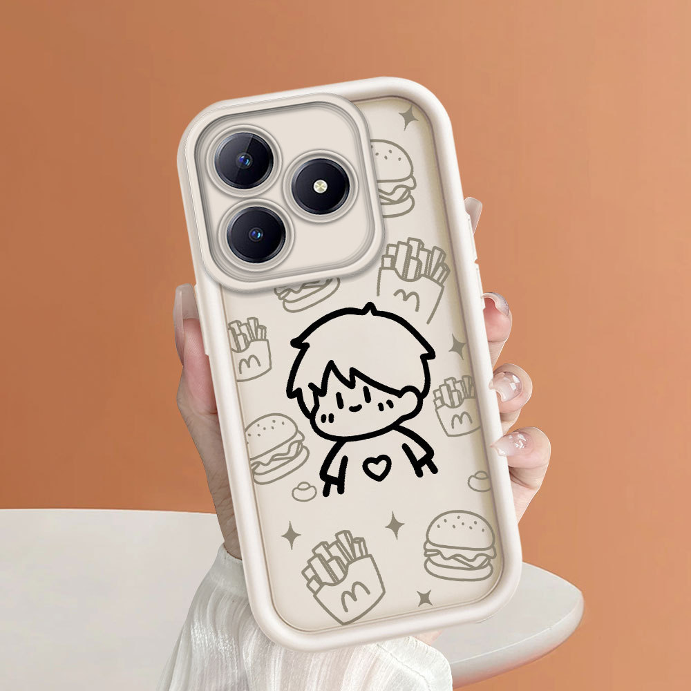 Casing Hp UntukRealme C63 C61 Narzo N63 Case Softcase Soft Cesing Handphone Cover Populer Kartun Cas