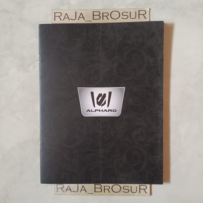 Poster Brosur Katalog Booklet Toyota Alphard 2012