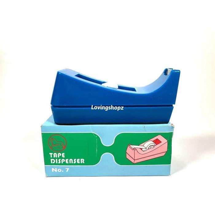 Tape Dispenser No.7 merk Lion, dispenser solatip no.7 Pemotong