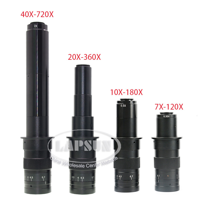 Adjustable High Quality 120X -180X- 360X - 720X Zoom 25mm C-mount