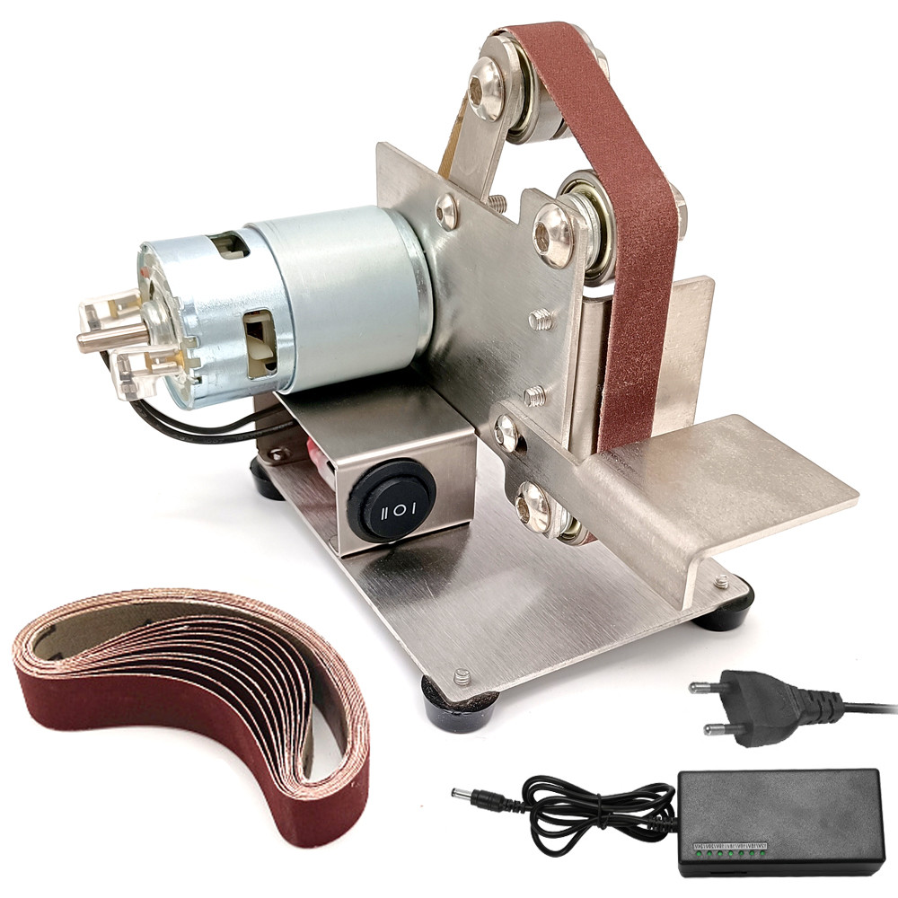 . Mini Electric Belt Sander Multifunctional Grinder Belt Sander Diy -