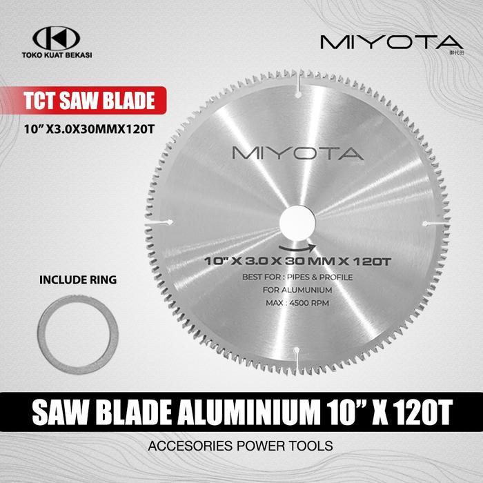 sintayanistore12 Saw blade alumunium 14" x 120t mata circle potong tulang
