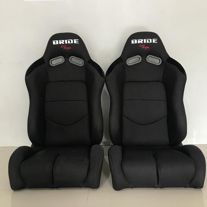 JOK MOBIL RACING REP BRIDE LOW MAX HITAM POLOS CAR SEAT