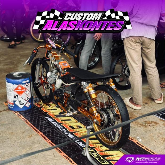 Alas Kontes Custom / Alas Kontes Motor / Karpet Alas Motor / Banner Tbk