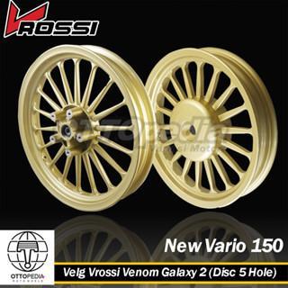 VRossi Velg Venom Galaxy Vario 125 / Vario 150 Ring 14 KWDT Model Daytona Dokar Palang 18  Tapak Leb