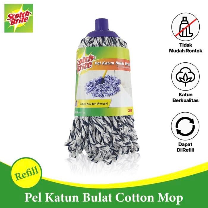 NEW - Refil Pel katun Bulat Scotch Brite 3M ID 71 Promo Termurah