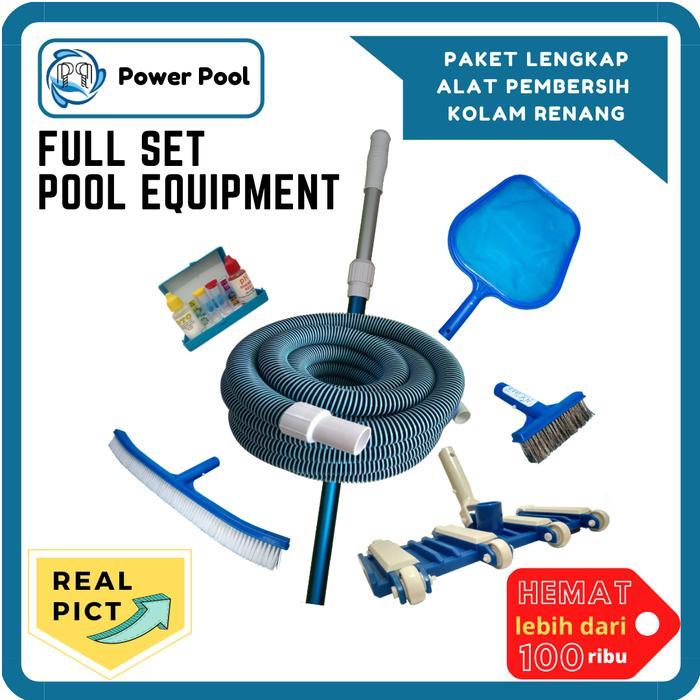 Alat pembersih kolam renang Paket lengkap perawatan kolam renang