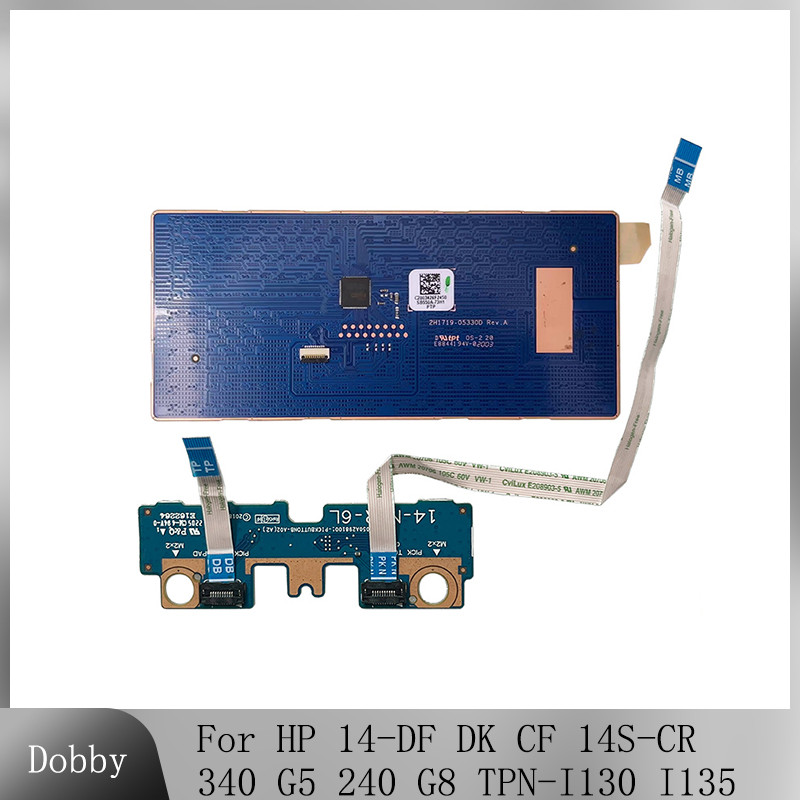 Original for HP 14-DF 14-DK 14-CF 14S-CR 340 G5 240 G8 TON-I130 TPN-I135 Laptop Touchpad Mouse Butto
