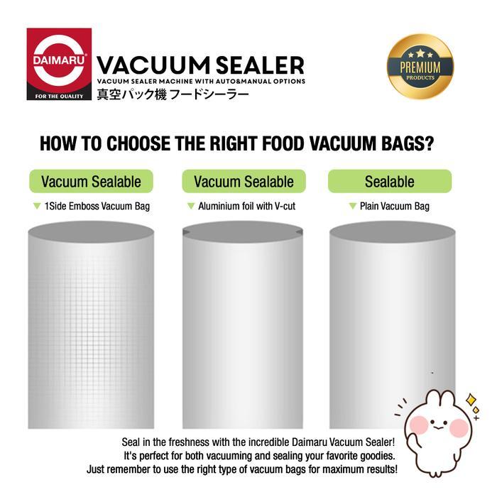 Daimaru Vacuum Sealer Mesin Vakum Makanan Premium Manual Automatic