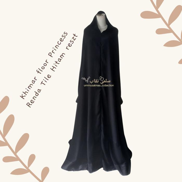 Khimar Floor Princess Renda Tile Manset Reszt / Armhole