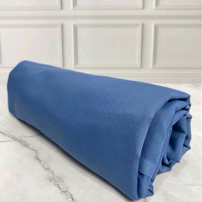 ( 0.5 M ) Kain Katun Toyobo Fodu Premium => kain polos bahan toyobo Benang Merah import