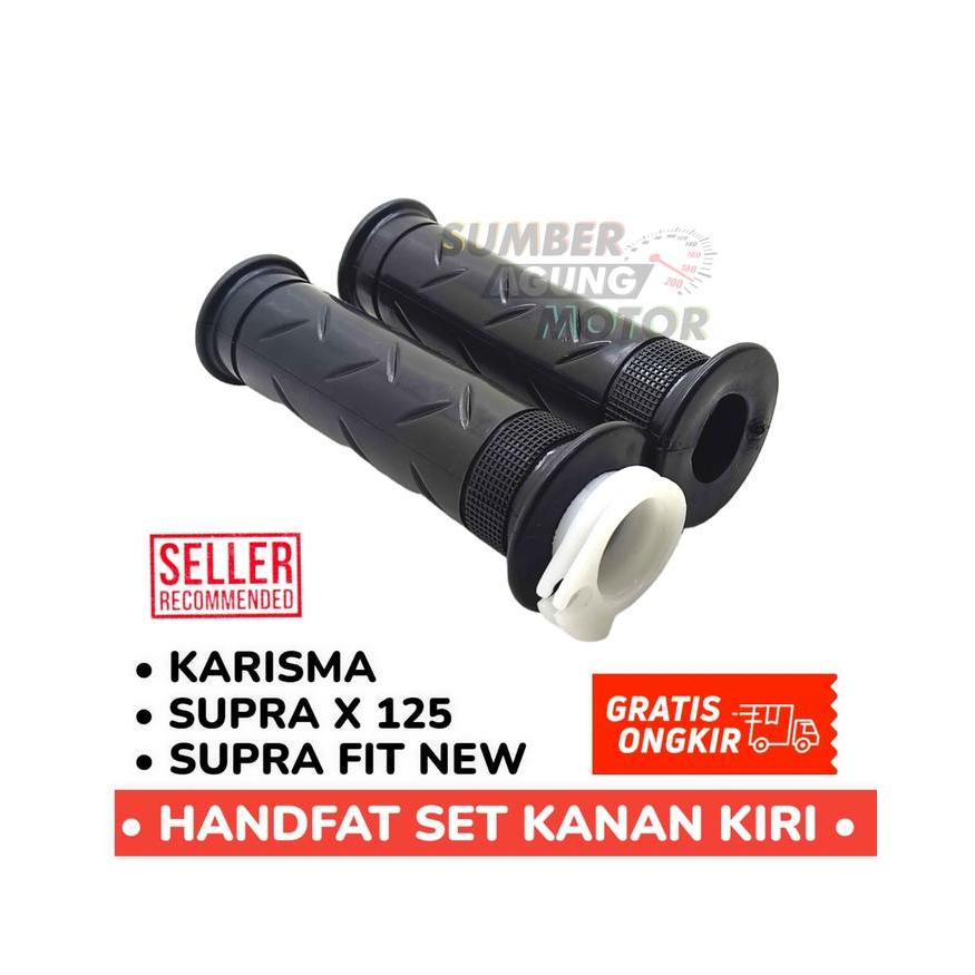 SELONGSONG GAS ASSY SET HANDFAT HANDGRIP SET KARISMA SUPRA X125 FIT NEW DETAIL ORI