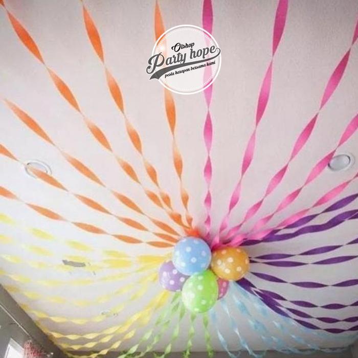 isi 12 kertas Krep warna warni / hiasan kertas crepe dekorasi kerajinan / kertas hias warna warni /