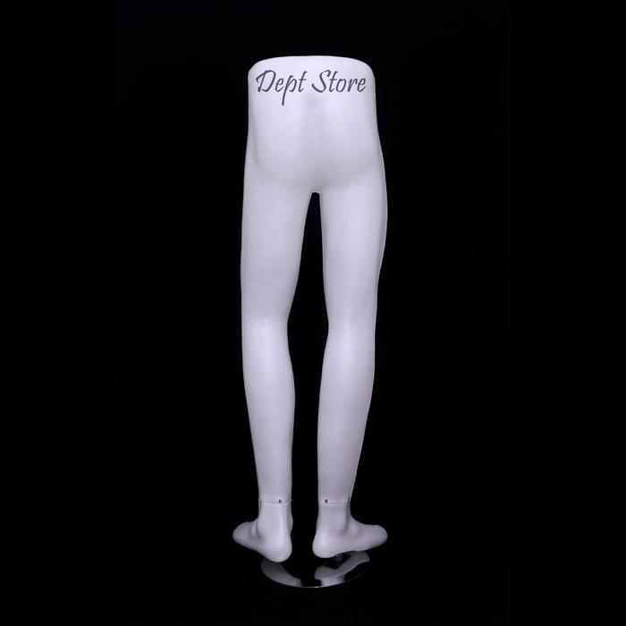 Manekin Kaki Cowok Bening Patung Kaki Pria Plastik Patung Celana