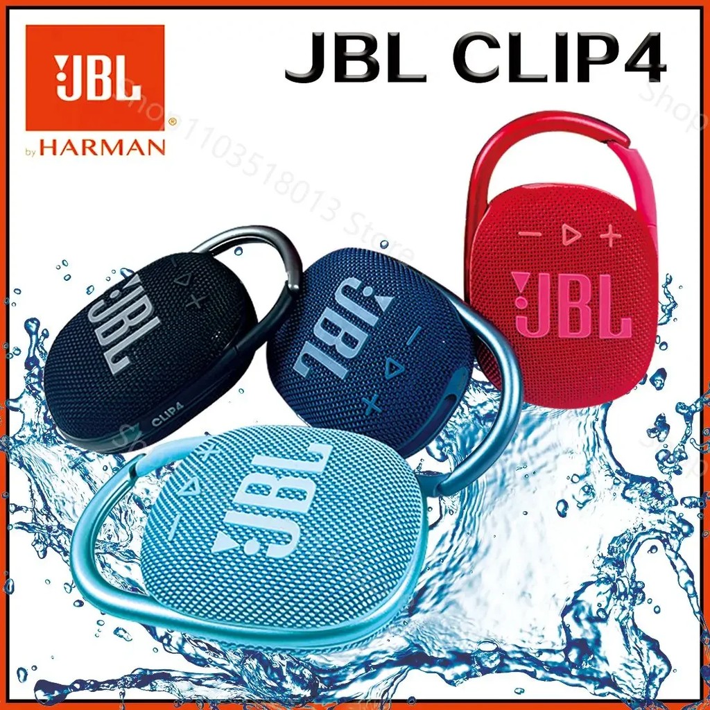 Original JBL CLIP 4 Wireless Bluetooth Portable Speaker Subwoofer Outdoor Speaker Mini Speaker IP67