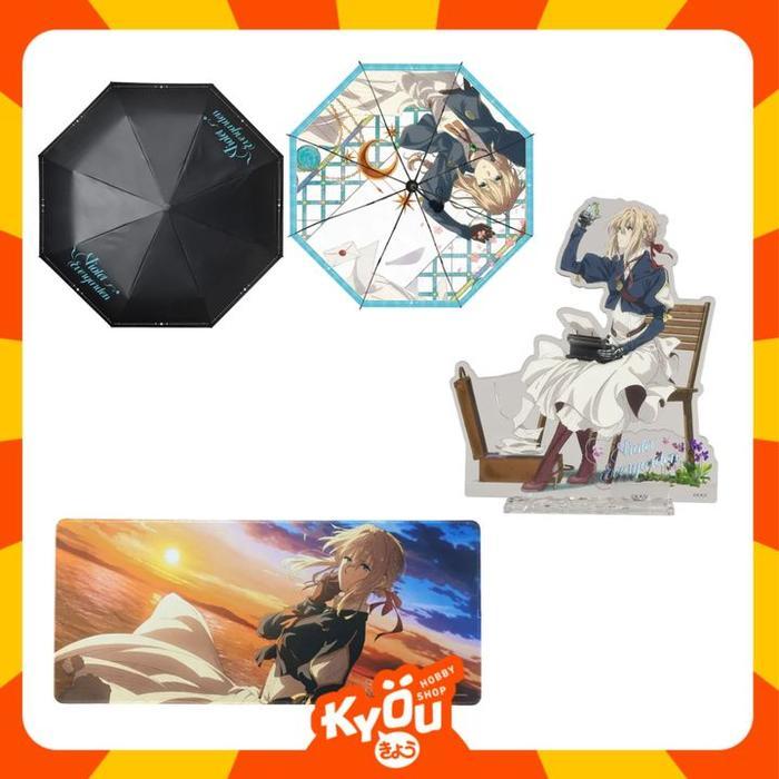 Violet Evergarden Acrylic Stand Mouse Pad Post Card Umbrella - Violet Evergarden