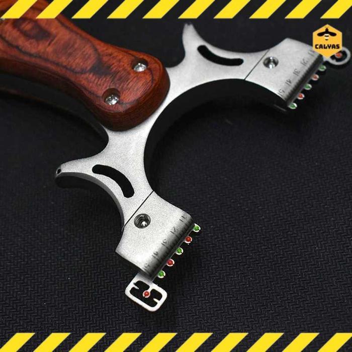 Ketapel Stainless Steel Slingshot Hunting Catapult #Gratisongkir