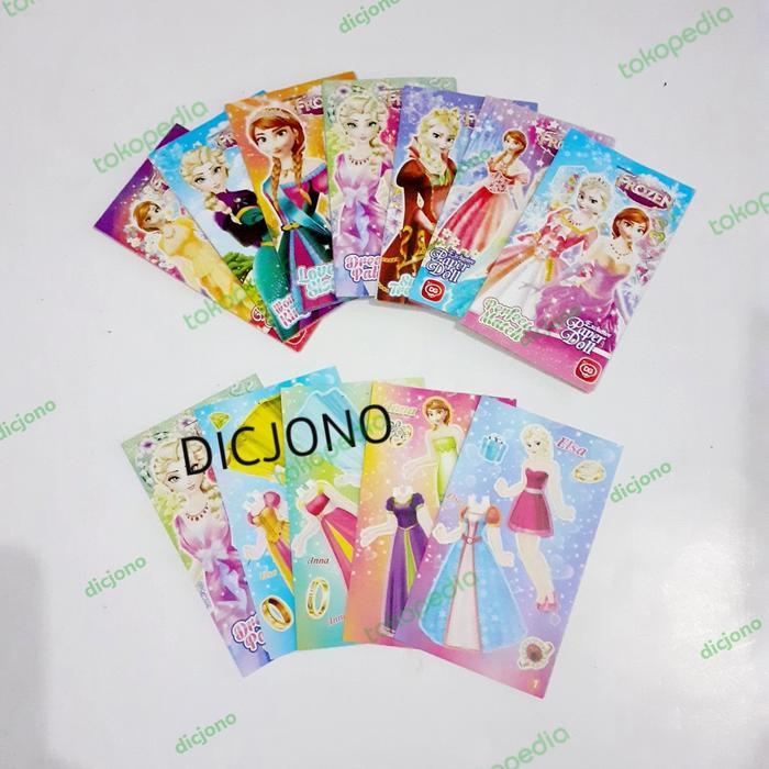 Mainan Bongkar Pasang ( BP) Dress Up Mini / Paper Doll
