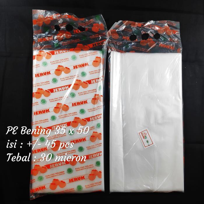 Kantong Plastik Pe Bening Uk 35X50, Plastik Bening, Plastik Sayur Terjamin