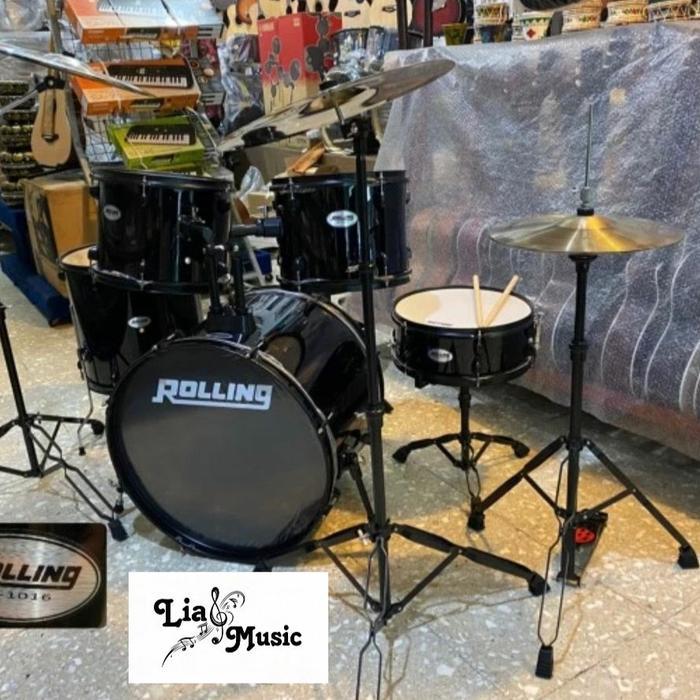 Drum Set Rolling JB1016, Drum Full set Rolling JB-1016, Roling Drum Acoustic