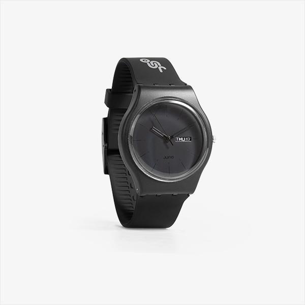 Juno Official - Azura Black Jam Tangan Watch Unisex