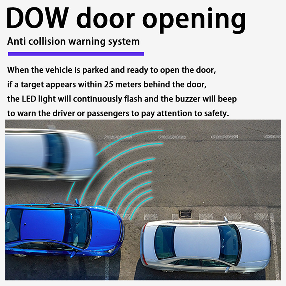 . Autobora Car Blind Spot Detection System Bsd Bsa Bsm Sensor Drive -