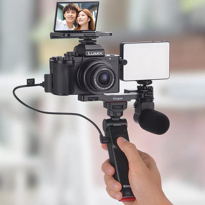 KingMa Tripod Shooting Grip BM-PR1 untuk Kamera Mirrorless Panasonic dengan Fungsi Fleksibel Tilt &