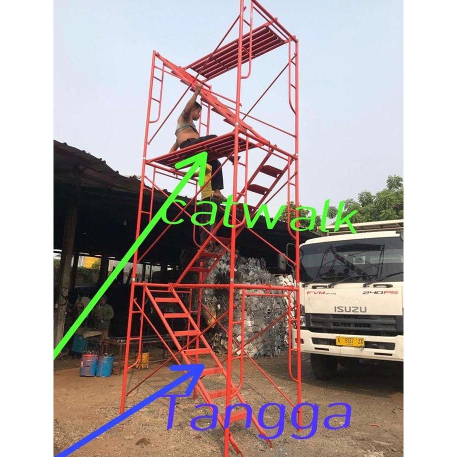 Catwalk Tatakan Scaffolding Steger