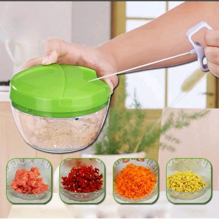 "New" (RDM) Chopper Dapur Alat Blender Tarik Manual Multifungsi / Blender Daging dan Bumbu