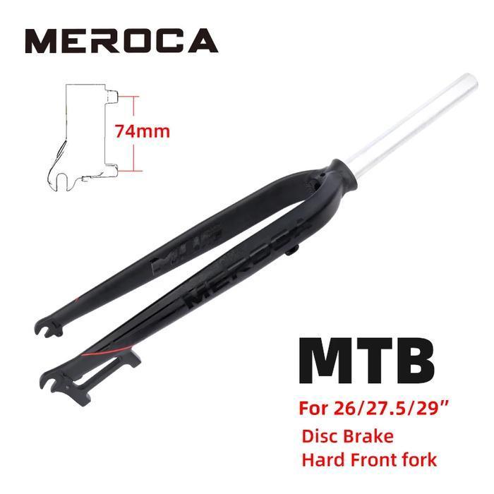 FREE ONGKIR Meroca M05 Fork Rigid Disc Brake Sepeda MTB 26 27.5 29 inch Roadbike 700c Alloy