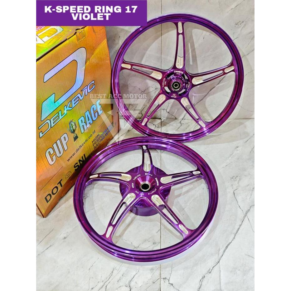 VELG DELKEVIC RING 17 BINTANG LAUT BEAT SCOOPY GENIO VARIO 110 MIO SPORTY VELG DELKEVIC KSPEED RING